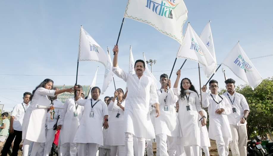 ഇന്‍ക്ലൂസീവ് ഇന്ത്യ ഭാരതയാത്ര കന്യാകുമാരിയിൽ നിന്നും തുടക്കമായി